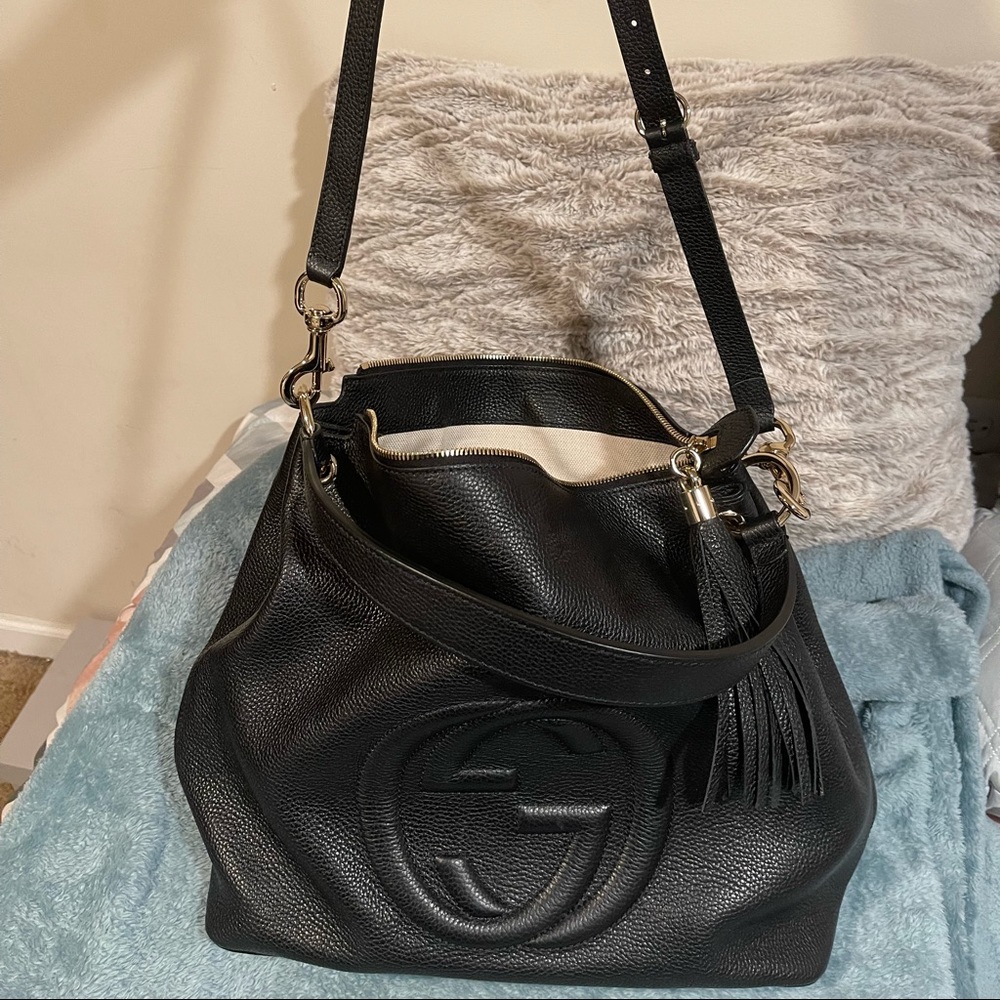 Black Gucci soho bag